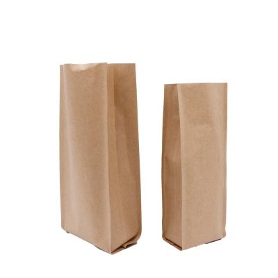 China 1lb 16oz 500g Brown Kraft Paper Gusset Moisture Proof Stock Side Coffee Bag Packing With Valve for sale