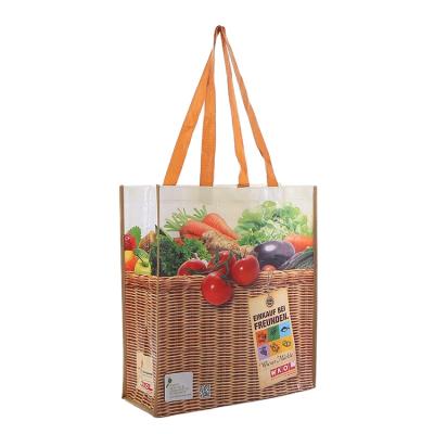 China Free Sample Eco - Friendly Recycle Bag Fruit Shopping Bag PP Woven Polypropylene Bag for sale