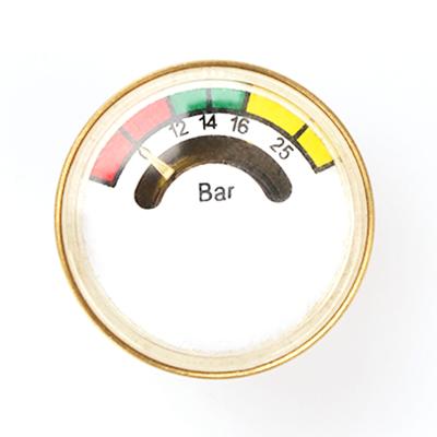 China Affordable Brass/Steel/New Plastic 2021 Fire Extinguisher Pressure Gauge 12-14-16bar For Water Fire Extinguisher for sale