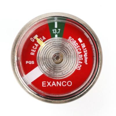 China Best Quality Brass/Steel/Plastic Easy To Use 13.7kg/cm2 Fire Extinguisher Pressure Gauge For Foam Fire Extinguisher for sale