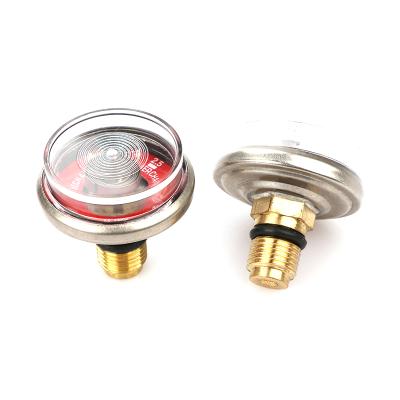 China Best Quality Brass/Steel/Plastic Easy To Use Brass 0-2.5mpa Pressure Gauge For Water Fire Extinguisher for sale