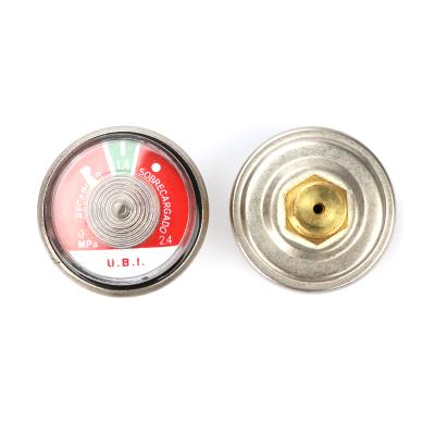 China Hot sales brass/steel/plastic bulk wholesale fire extinguisher pressure gauge for fire extinguisher spare parts for sale