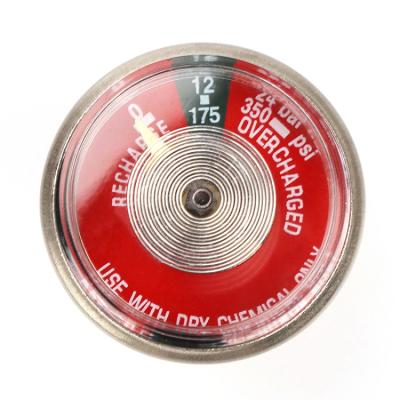 China High Quality Brass/Steel/Plastic Good Quality Fire Extinguisher Spare Parts/Dry Powder Fire Extinguisher Pressure Gauge for sale