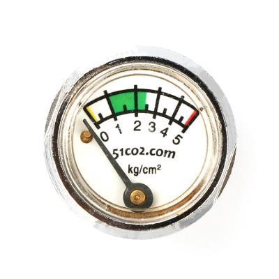 China Factory Supply Brass/Plastic Easy To Use Brassl/Fire Pressure Gauge/Plastic Pressure Gauge For CO2 Extintor for sale