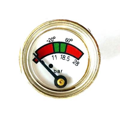 China Fire Extinguisher Pressure Gauge Factory Direct Sales Brass/Plastic Convenient Pressure Gauge For Water Fire Extinguisher for sale