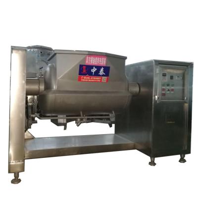 China High Efficiency Steam Heating Horizontal Industrial Vacuum Cooking Kettle Mixer for sale