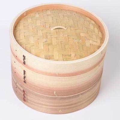 China 4 Layers 4-16Inch Eco-friendly Natural Bamboo Eco-friendly Chinese Kitchen Wood Steamer Steams Bamboo Wood for sale