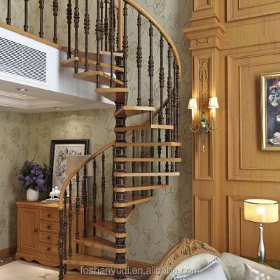 China China Traditional Interior Style Design Aluminum Spiral Stairs For Low Prices for sale