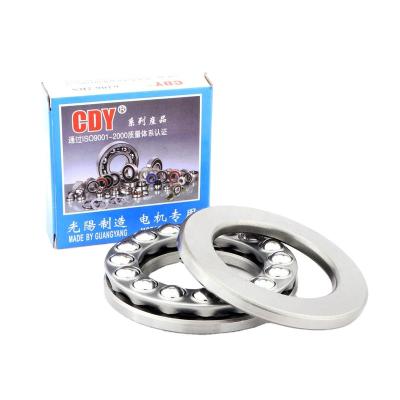 China High quality long life deep groove ball bearings 51208 51209 51210 51211 for valves and vertical water pumps for sale