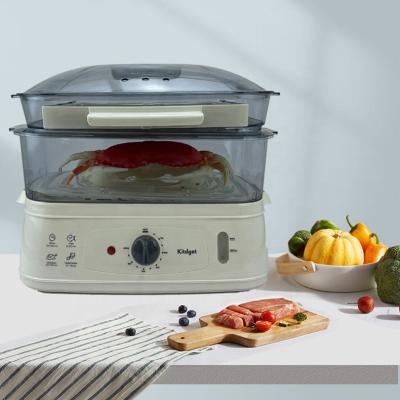 China Electric Household Vermicelli Roll Machine Rice Roll Machine 15L Layer 15L Food Steamer Size 405*320*315mm for Breakfast for sale