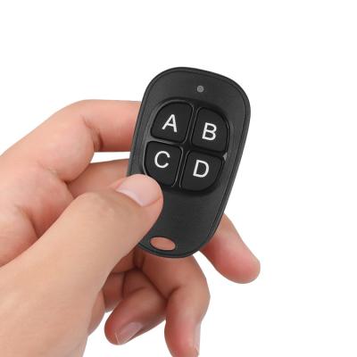 China Home Alarm /car Alarm And Industrial Hot Outdoor 4 Channel Wireless Remote Control Auto Cloning Devices 4 Colors Cloning 433Mhz Code Garage Door Electric Cloning Automatic Key Chain for sale