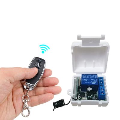 China DC 12V 10A 1CH 433MHz Wireless Auto Relay RF Remote Control Switch Receiver for sale