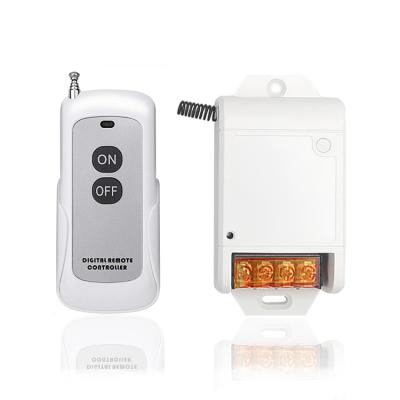 China Automitic Gate/Garage Door/Window Remote Controller White Receiver Relay etc. 220V 80A 433 MHz And RF Switch Wireless Remote Control Transmitter for sale