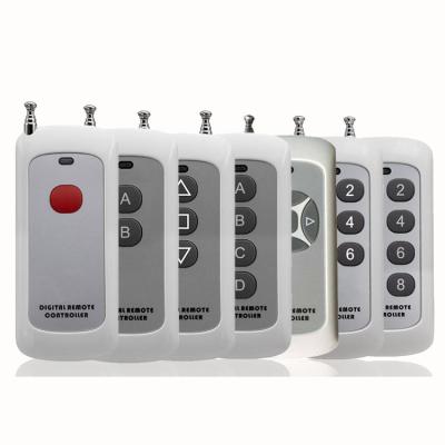 China Home alarm /car alarm and remote control appliances 500m 1CH 2CH 4CH 6CH 8CH Channel RF 433 MHz radio transmitter learning code 1527 PT2262 for sale