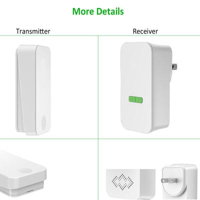 China Universal Alarm No Battery Auto-generation Power Wireless Doorbell for Apartments for sale