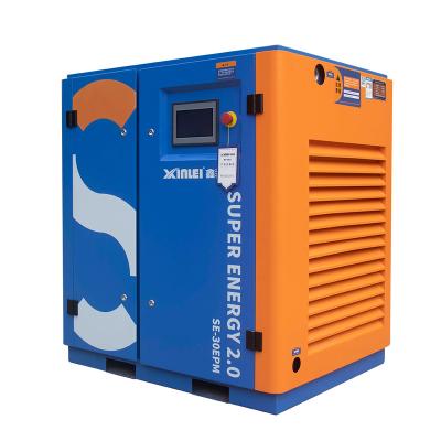 China SE30EPM Lubricated High Efficiency VSD Rotary Screw Air Compressor With Inverter PLC for sale