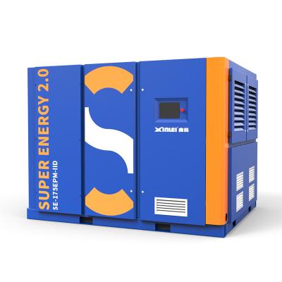 China SE30EPM-IID PM industrial smart control vsd lubricated two stage rotary screw air compressor IP65 for sale