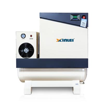 China XLAMTD7.5A-20A solid lubricated all in one screw air compressor with drier tank for sale