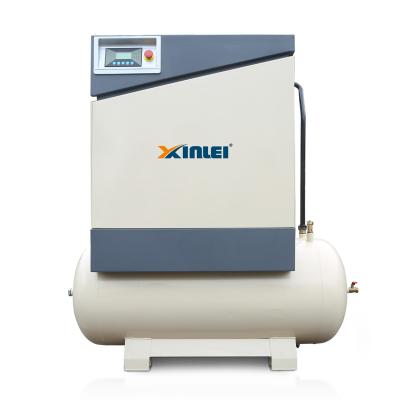 China XLAMT7.5A-20A Lubricated High Pressure Screw Carrier Air Compressor Unit With Tank for sale