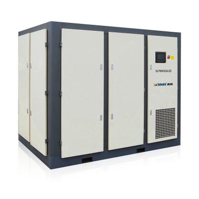 China XLPM75A-100A-IID Lubricated Inverter PM Dual Motor 380v Two Stage Screw Air Compressor for sale