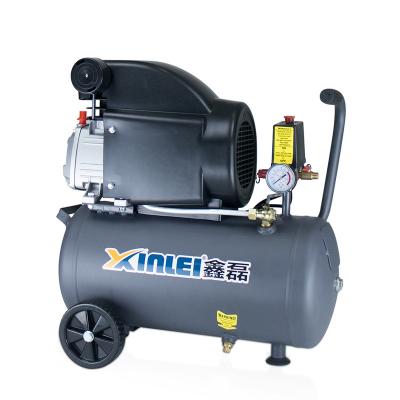 China FL-24L 2hp 2.5hp Lubricated Portable Horizontal Piston Reciprocating Compressor for sale