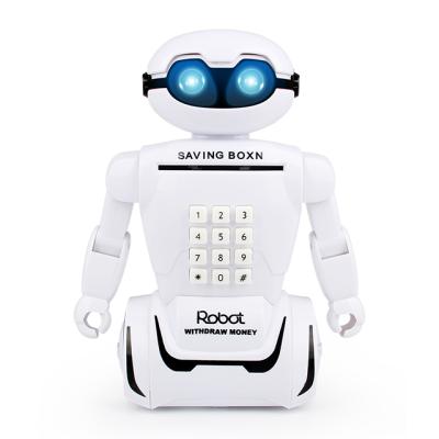 China USB Charging Xiaoboxing Factory Price Password Money Boxes Atmosphere Machine Robot Kids Toys Wholesale Mini Musical Light for sale