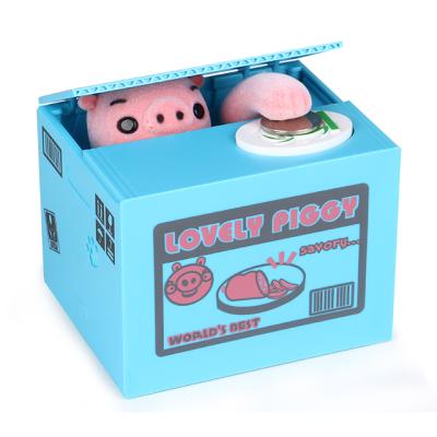 China Healthy Toy Plastic Harm Xiaobxoing Pink Pig Flying Atmosphere Savings Bank Money Piggy Storage Box For Coins for sale