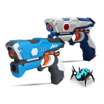 China Xiaoboxing Infrared Modern ABS Plastic Outdoor Games For Family 2 Pieces Of Sprout Blue Spider Gun Battle Throw Ray BO for sale