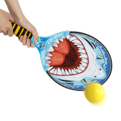 China ABS Plastic Xiaoboxing Top Selling Toy Plastic Sports Game Kids Cartoon Design Portable Squash Racket for sale