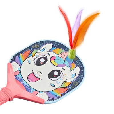 China ABS Plastic Xiaoboxing New Product Cartoon Design Badminton Ball Magnet Kids Sports Toys Set Beach Grips Cricket Bat for sale