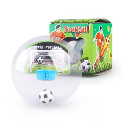 China Funny Plastic Soccer Mini Finger Button Battery Xiaoboxing Toy Football Goal Toys Electronic Flashing Machine With Light And Music for sale