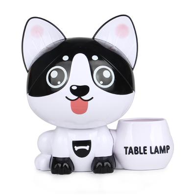 China Xiaoboxing Multifunctional USB Pen Container Led Baby Night Light Booth Piggy Bank Lamp Table For Children for sale