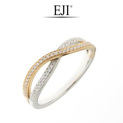 China CLASSIC Best Quality 18k Gold Simple Classic Style 18k Gold Diamond Wedding Band Ring For Women for sale