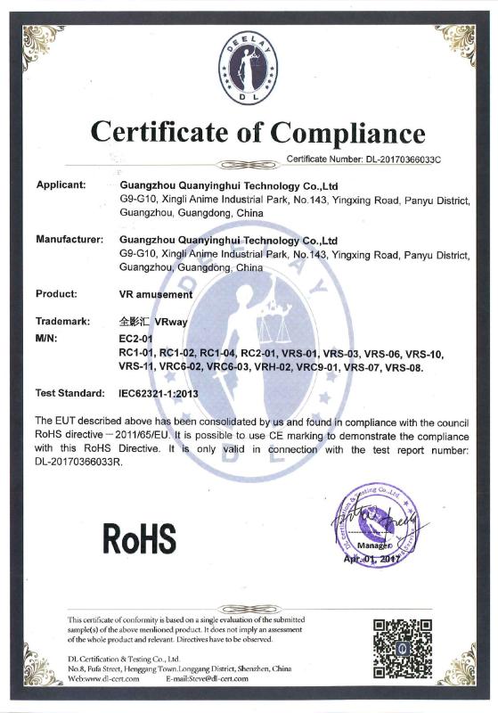 RoHS - Guangzhou Quanyinghui Technology Co., Ltd.