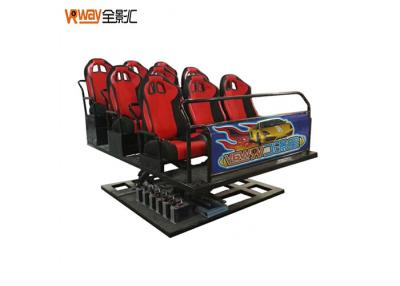 China 1080P HD 9D Cinema Simulator / Virtual Roller Coaster Simulator 5.1 Sound System for sale