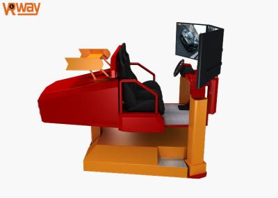 China Double Seats VR Driving Simulator Coin Operated With Three 32 Inches Screen for sale