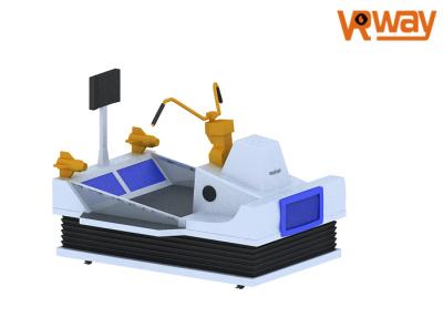 China Black Virtual Reality Skiing / 9D Virtual Reality Fitness Machines Game Center for sale