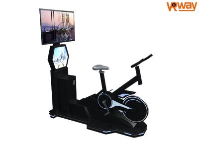 China Humanization Design Virtual Stationary Bike / Virtual Exercise Bike Silent Drive for sale