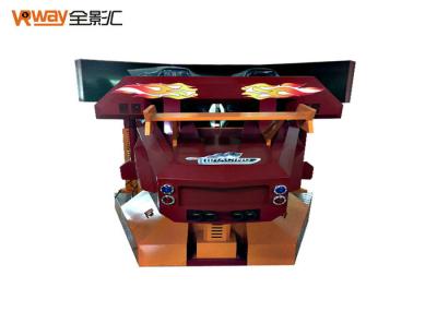 China 32 - Inch LCD VR Driving Simulator Coin Operated Double Seats Customized Available for sale