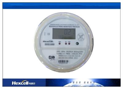 China Socket Type Residential Electric Energy Meter Bi - Directional  LCD Display Prepayment Meters for sale