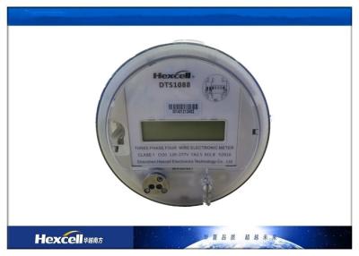 China ANSI Standard Multifunction Socket Power Meter / Three Phase Kwh Meter for sale