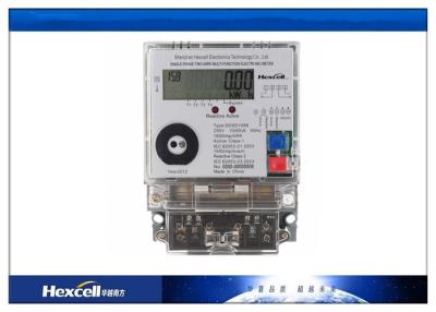 China Single Phase Electronic Energy Meter , Static Multifunction Energy Meter for sale