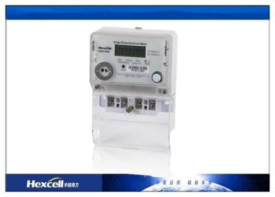 China Single Phase Electronic Energy Meter with Extended Terminal Cover for sale