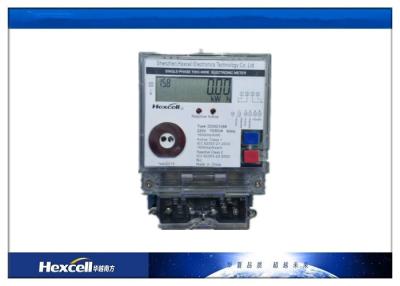 China Hexcell Single Phase Static Energy Meter 0.004lb Starting Current for sale