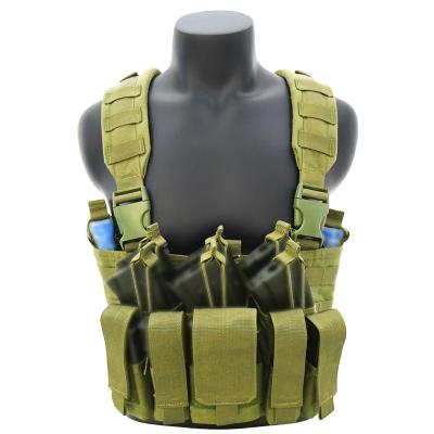 China Hot Selling Tactical Training/Protection/Vest Rig Tactical Chest Vest Nylon Outdoor Combat Vest 1000D Outdoor GAG for sale