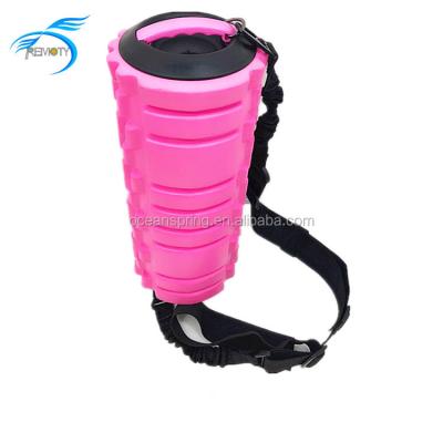 China 2021 New Home Exercise Custom Logo Printed Yoga Gym Foam Roller Include Storage Covers With Straps for sale