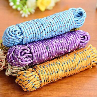 China Nylon Windproof Clothesline Hanger Line Rope Armament Outdoor/Indoor Clothes Drying Line For Outdoor Clotheslines Laundry Storage Organizat for sale