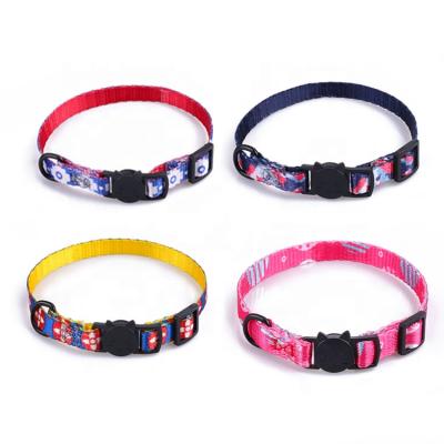 China Midepet Pet Products Mini Pet Products Padded Soothing Soothing Cute Cat Collar Fashion Cat Collar Printing Collars for sale