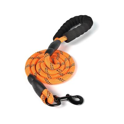 China Midepet Designer Dogs Reflective Round Rope Lead Fashion Pet Dog Lead Custom Nylon Dog Leash for sale