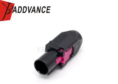 China Male 1 Position Black Cable To Cable FAKRA RF Connector For Automotive for sale